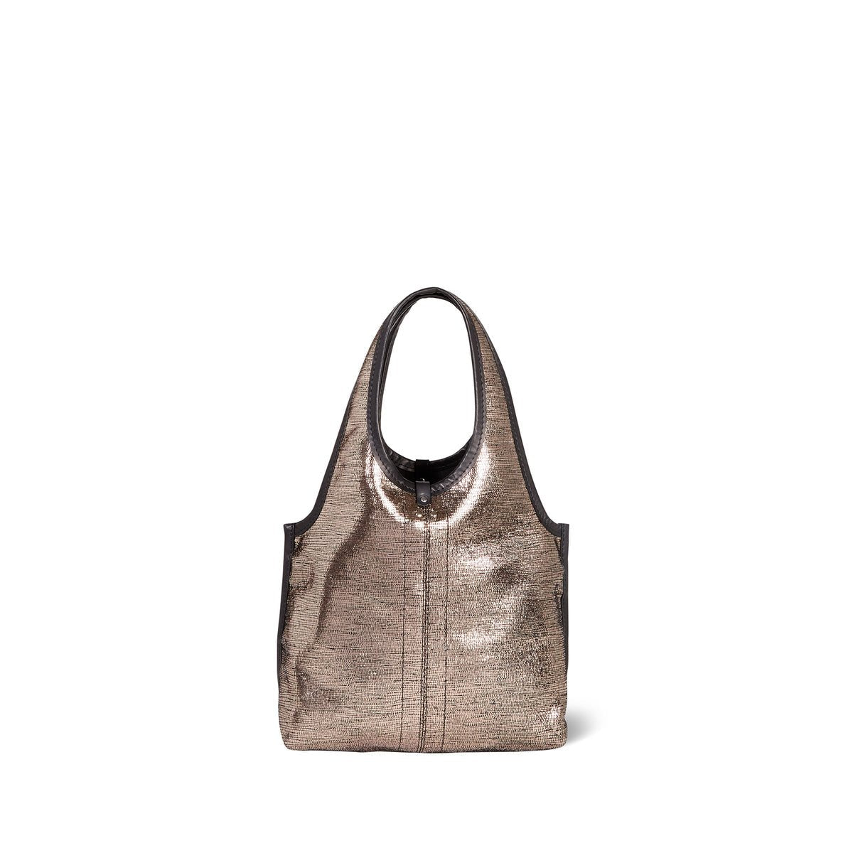 Sac Jérôme Dreyfuss Paco lamé argent - Tandem