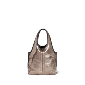 Sac Jérôme Dreyfuss Paco lamé argent - Tandem