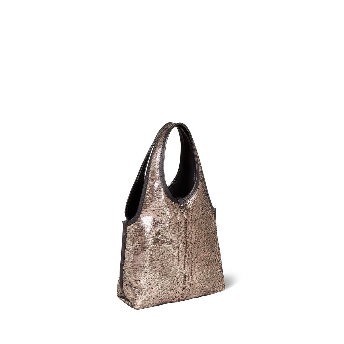 Sac Jérôme Dreyfuss Paco lamé argent - Tandem