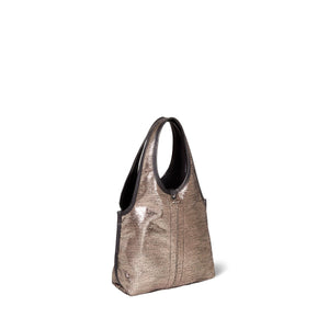 Sac Jérôme Dreyfuss Paco lamé argent - Tandem