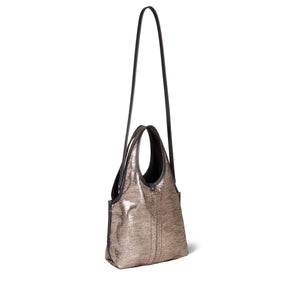 Sac Jérôme Dreyfuss Paco lamé argent - Tandem
