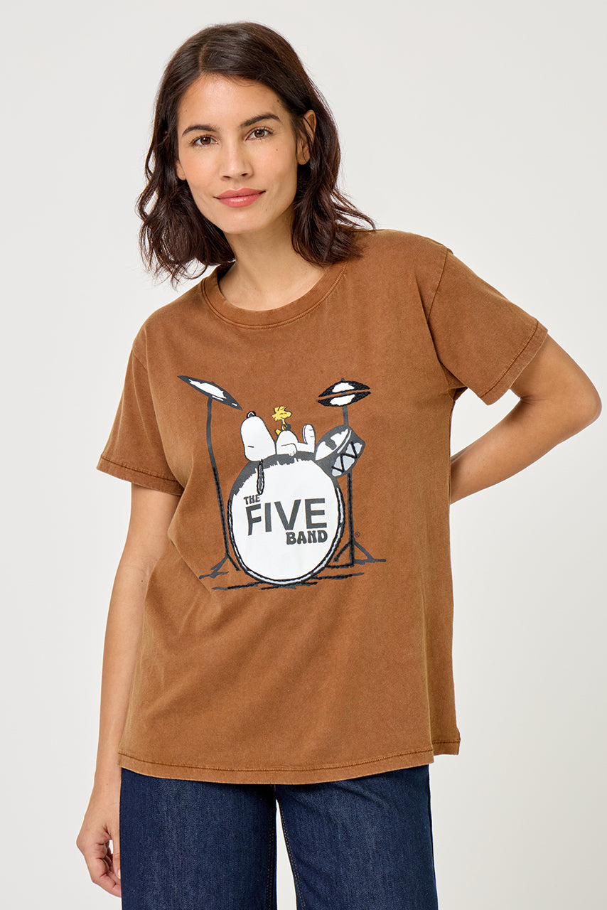 T-shirt Five Snoopy Camel