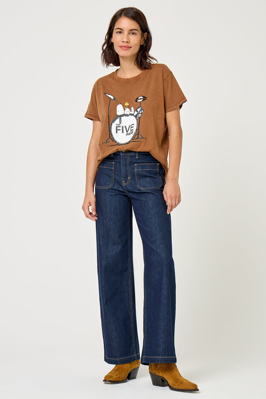 T-shirt Five Snoopy Camel