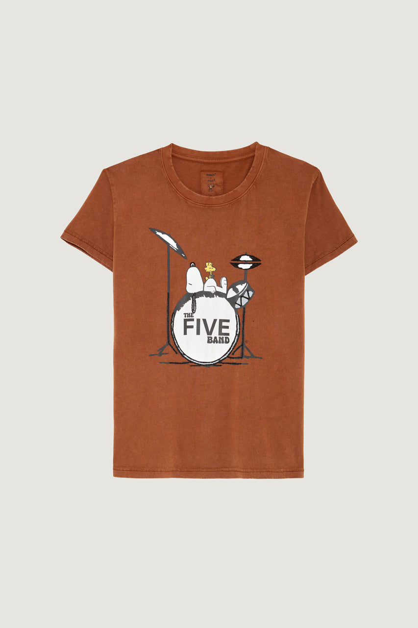 T-shirt Five Snoopy Camel