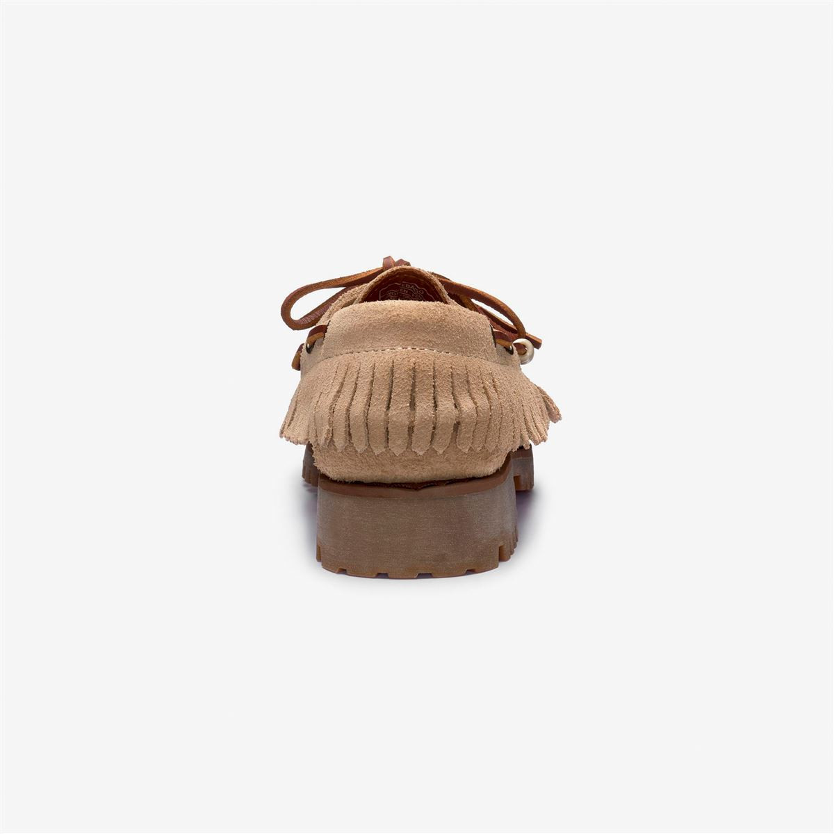 Mocassins Sebago Ranger Franges suède beige