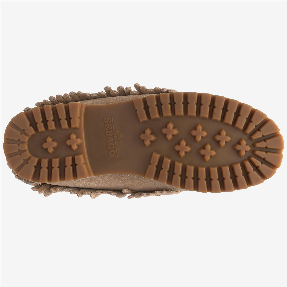 Mocassins Sebago Ranger Franges suède beige