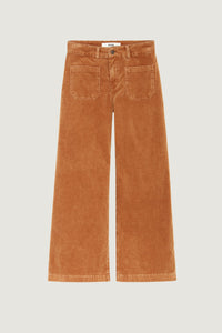 Pantalon Five Lucia velours pécan