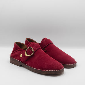 Mocassins Socque Luca framboise
