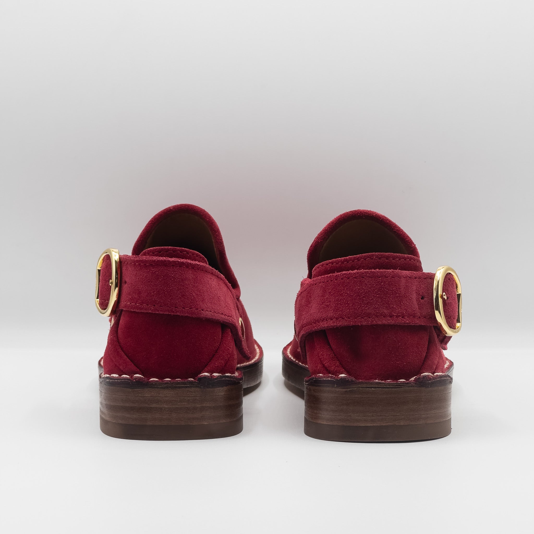 Mocassins Socque Luca framboise