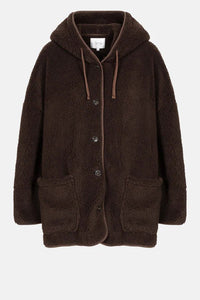 Manteau Ame Antwerp Kenji choco - Tandem