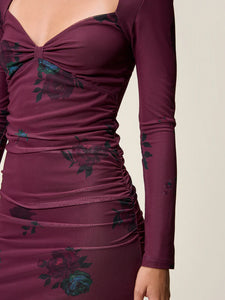 Robe Rouje Lalia Dhalia