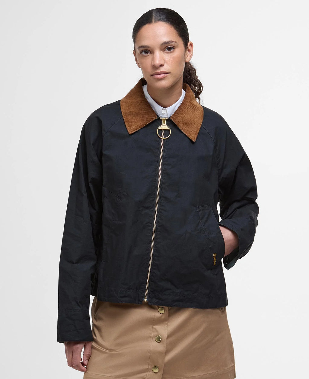 Veste Barbour Catlin noir/ancient - Tandem