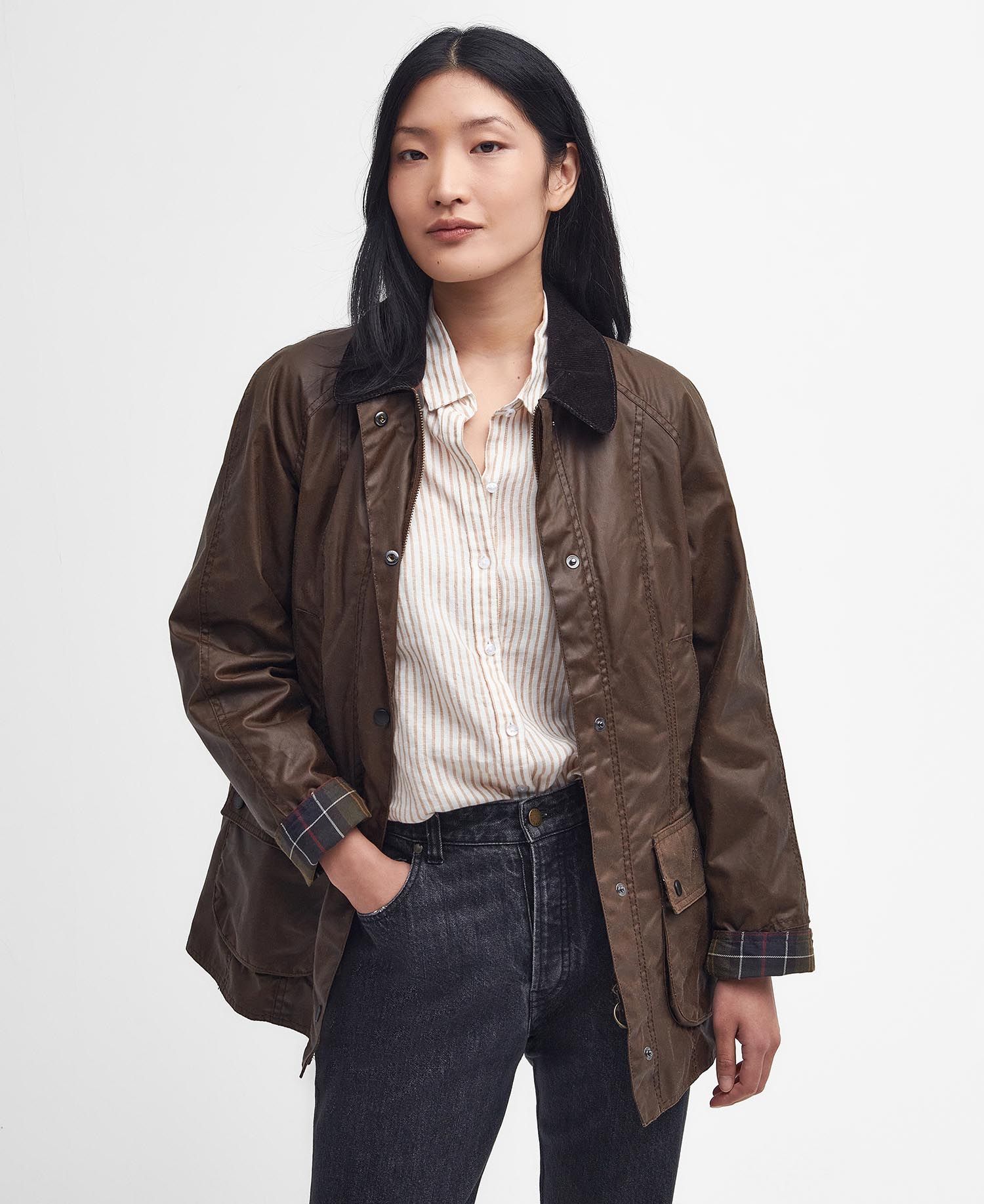 Veste Barbour Beadnell Wax Bark