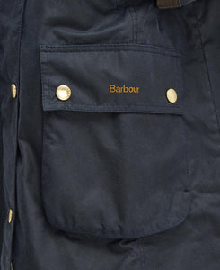 Veste Barbour Long Beadnell wax navy