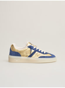 Basket Serafini court gold blue