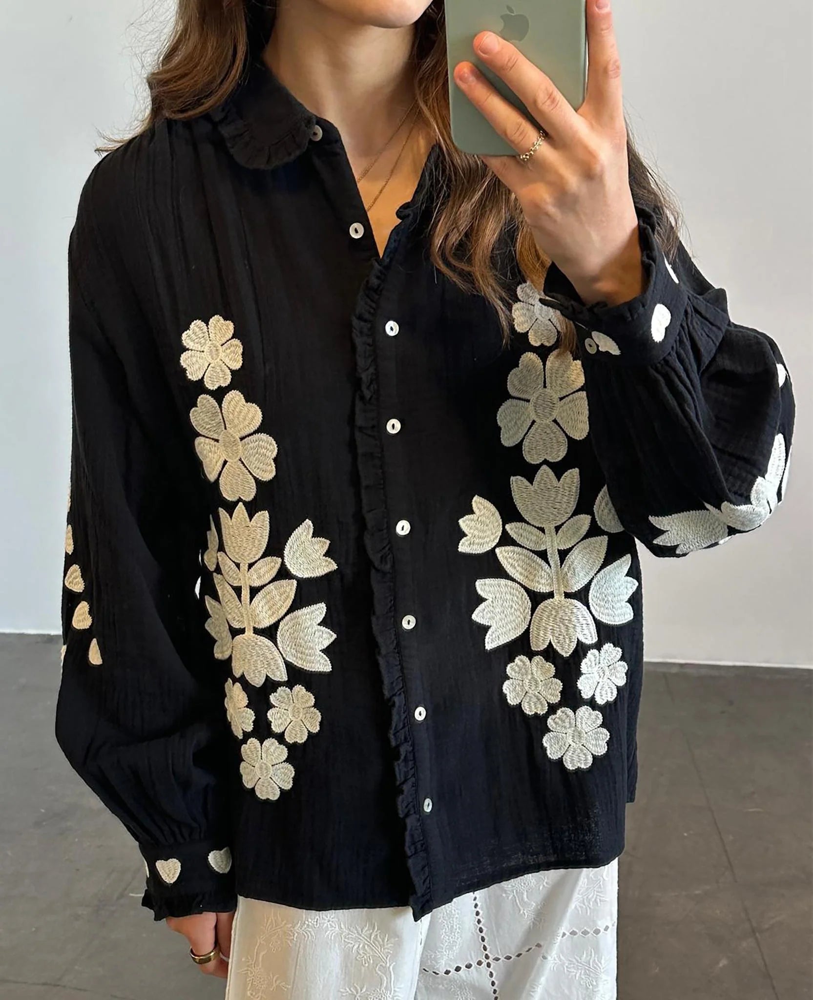 Chemise Sissel Eldebo Rae noir