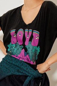 T-shirt Five Love Forest night - Tandem