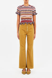 Miya Short Sleeve Knit Top - Tandem