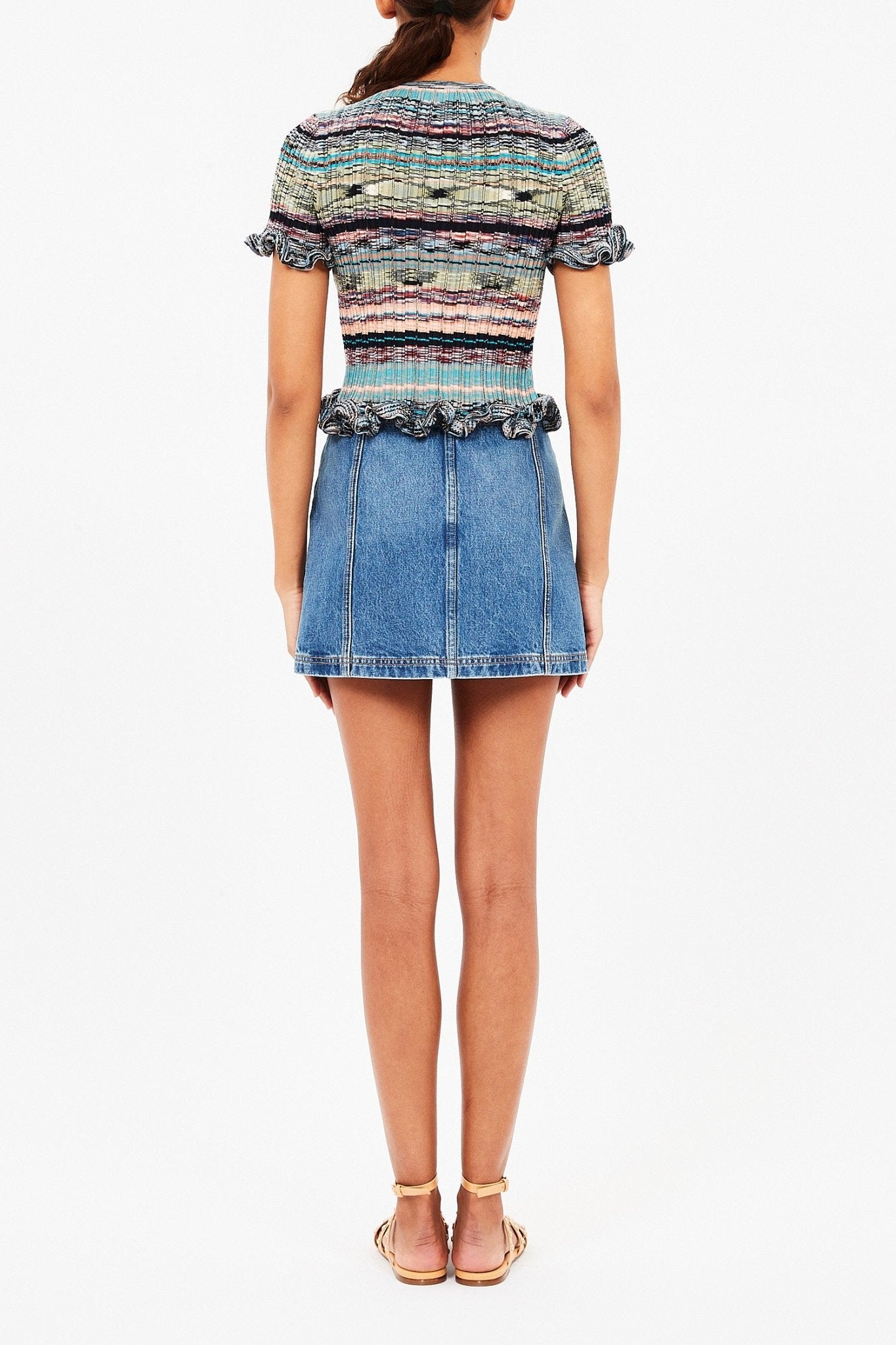 Miya Short Sleeve Knit Top - Tandem