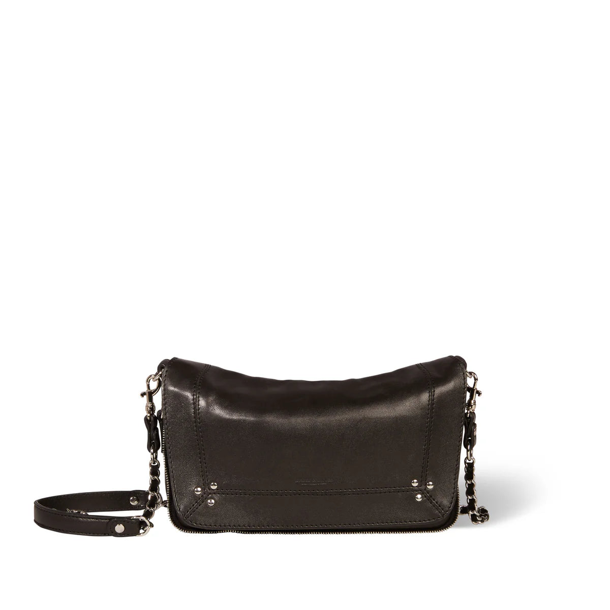 Sac Jérôme Dreyfuss Bobi S agneau noir silver