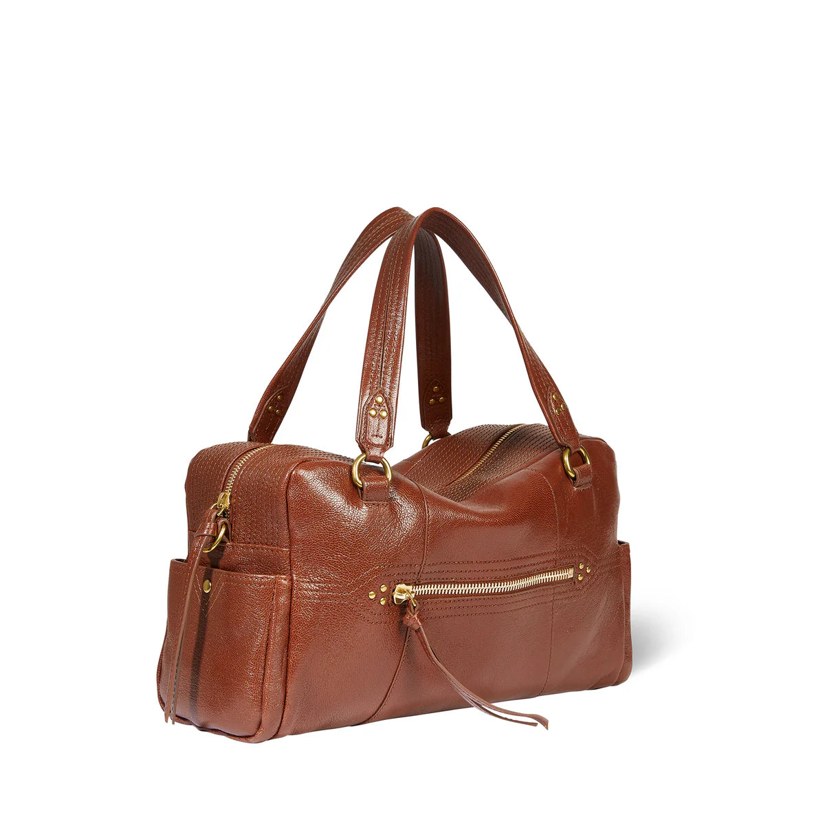 Sac Jérôme Dreyfuss Lucky Bowling noisette