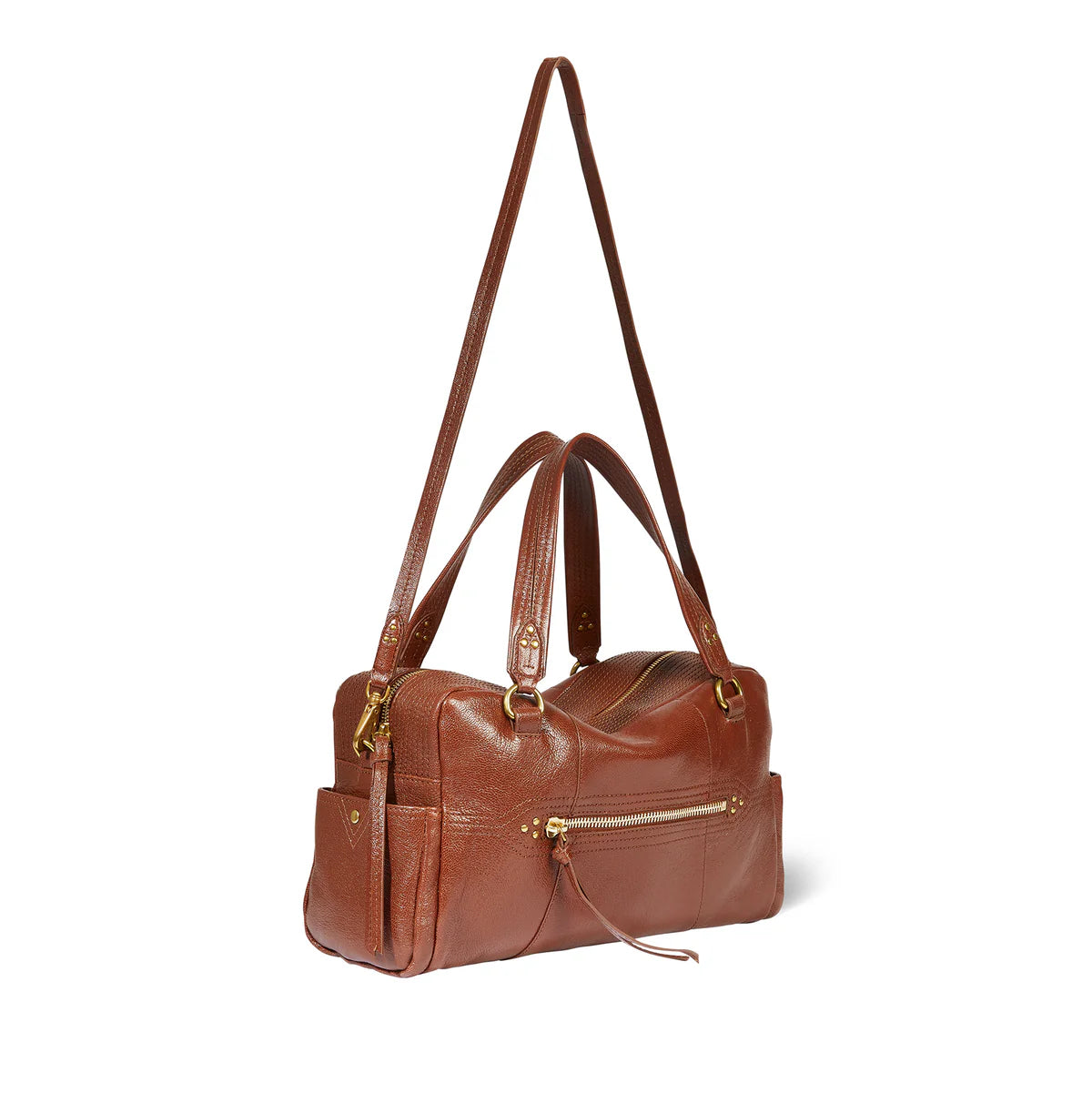 Sac Jérôme Dreyfuss Lucky Bowling noisette