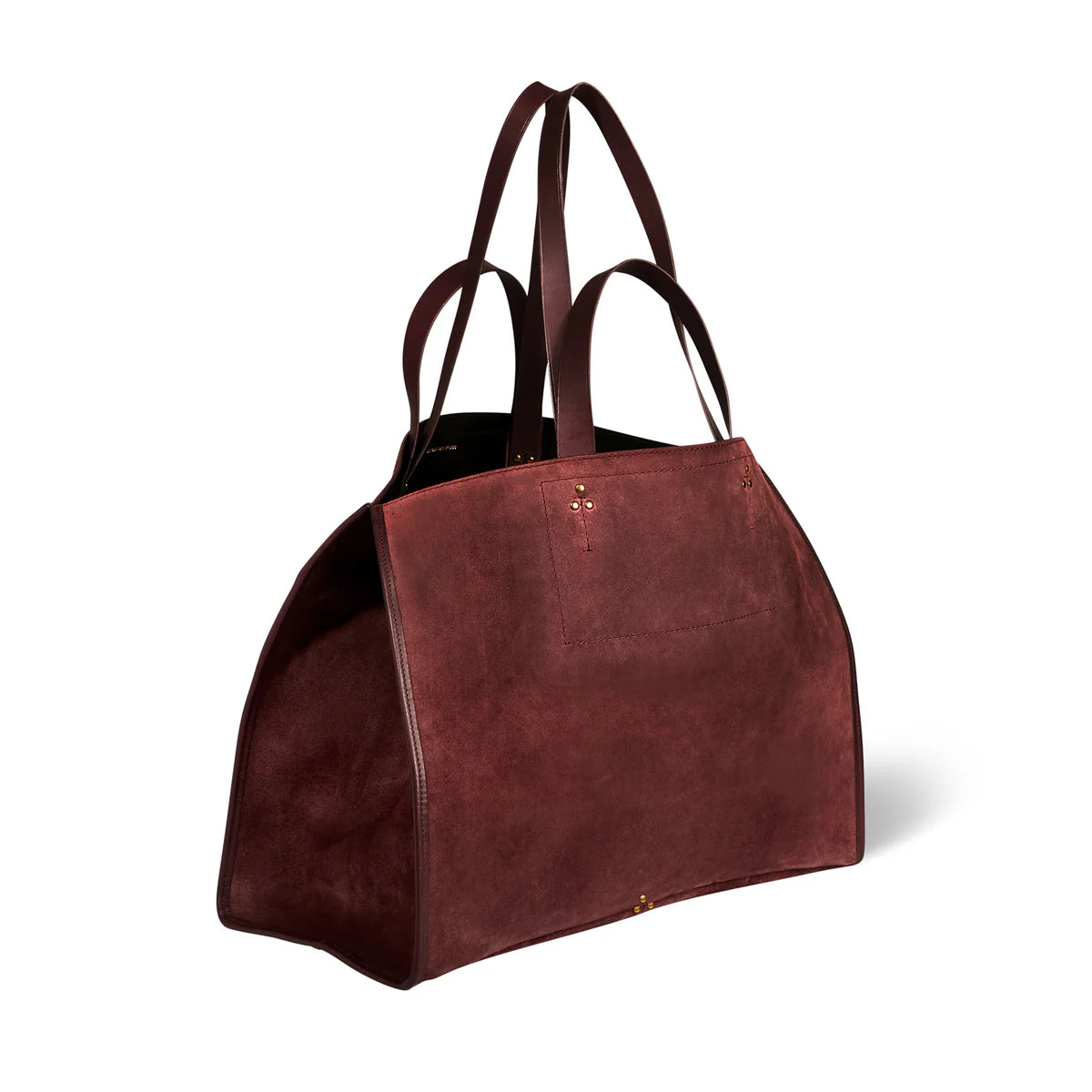 Sac Jérôme Dreyfuss Léon L croute velours brulé