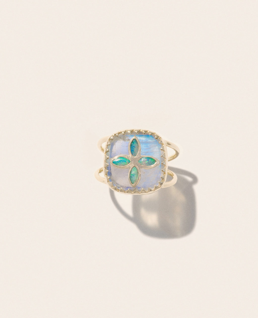 Bague Pascale Monvoisin Bowie n°2 pierre du lune - Tandem
