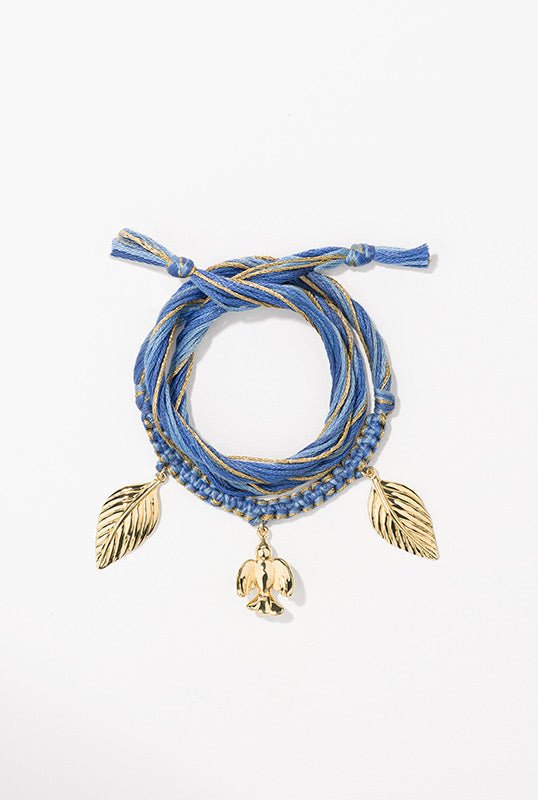 Bracelet Aurélie Bidermann Charms Bleu - Tandem