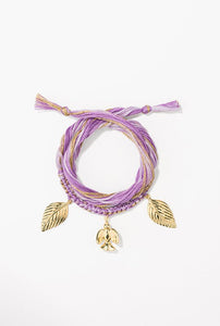 Bracelet Aurélie Bidermann Charms Mauve - Tandem