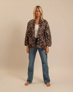 Veste Aokyanos Chicago bandana marron
