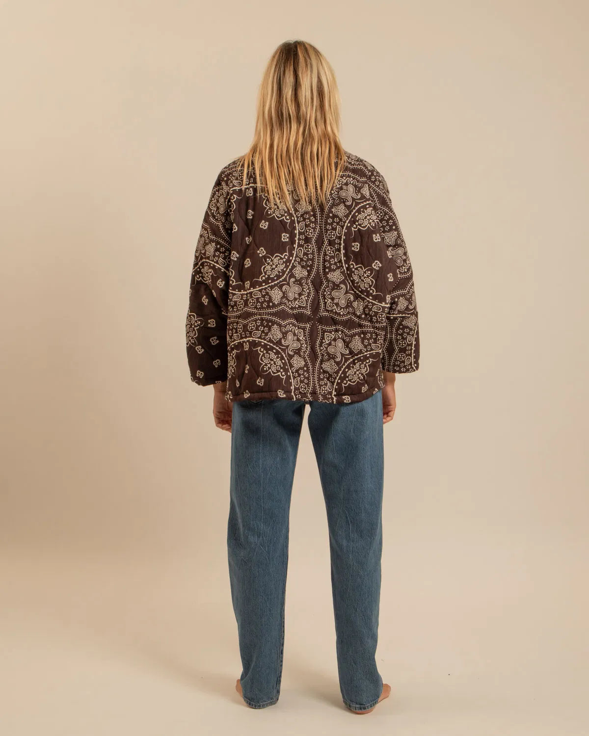 Veste Aokyanos Chicago bandana marron