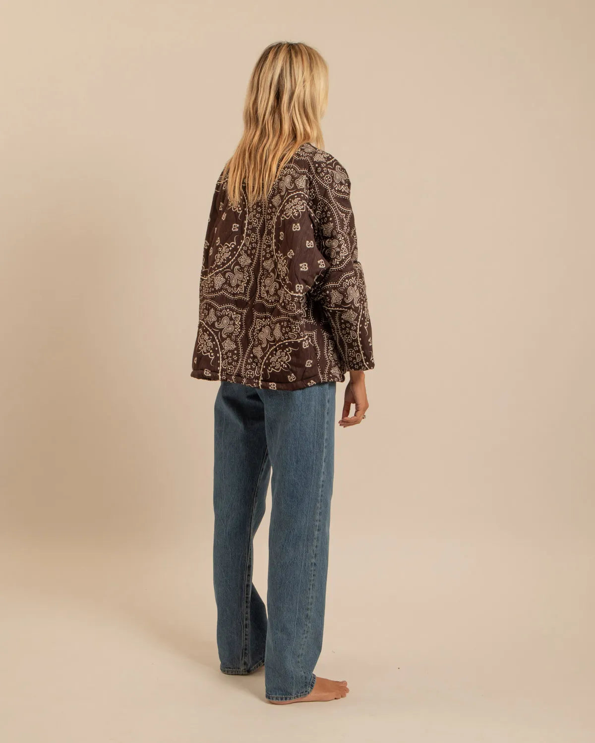 Veste Aokyanos Chicago bandana marron