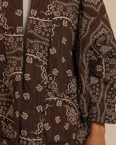 Veste Aokyanos Chicago bandana marron