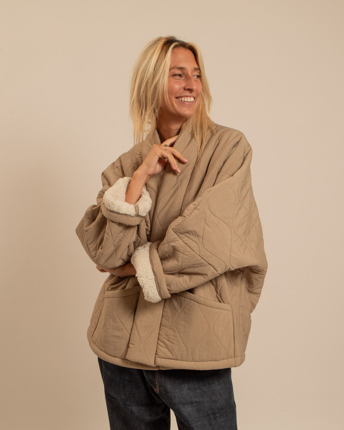 Veste Aokyanos Chicago nylon beige