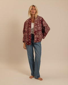 Veste Aokyanos Chicago bandana bordeaux
