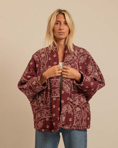 Veste Aokyanos Chicago bandana bordeaux