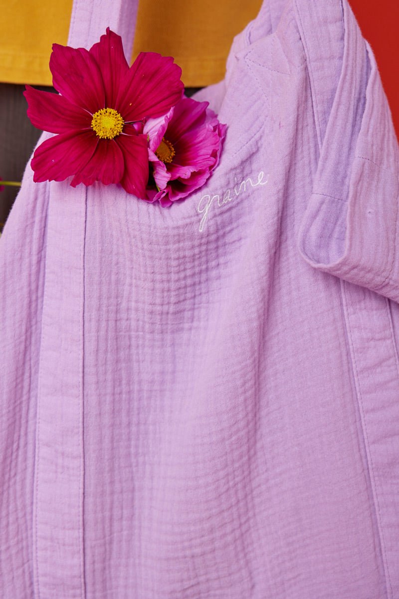 Cabas Graine Dalhia Violet - Tandem