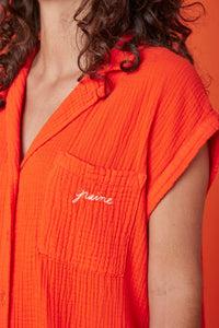 Chemise Graine orange - Tandem