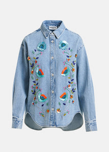 Icksonville sequin denim shirt