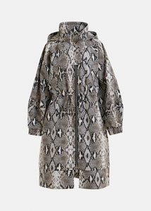 Identify oversized rain coat