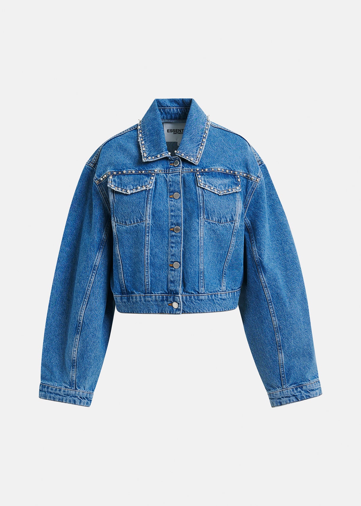 Idolized embo denim jacket