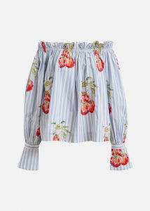 Ihandstand striped top