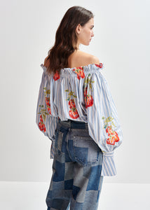 Ihandstand striped top
