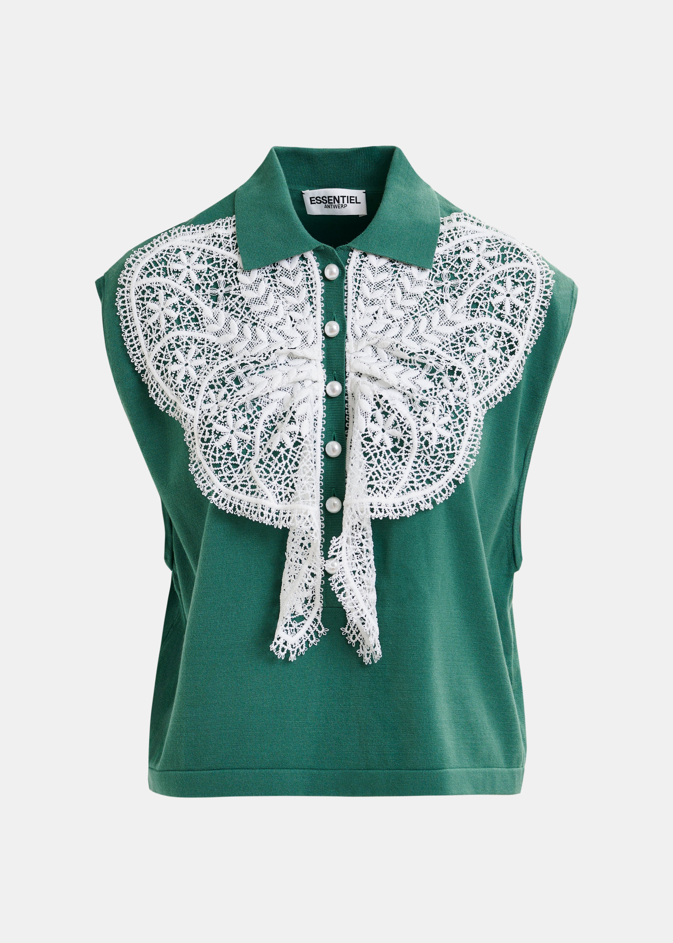 Ihelly polo with lace