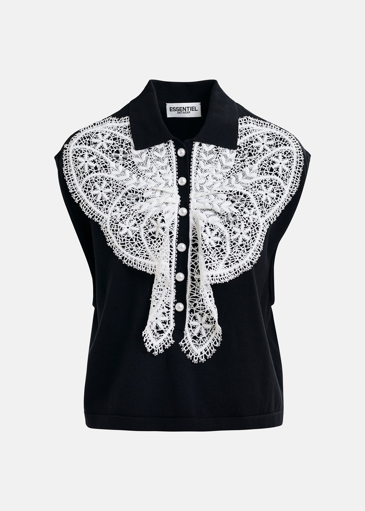 Ihelly polo with lace