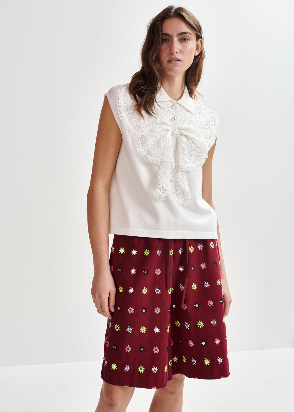 Ihelly polo with lace