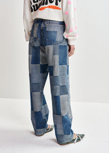 Ijeans patchwork jeans
