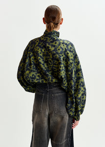 Illicium pussy bow tie shirt
