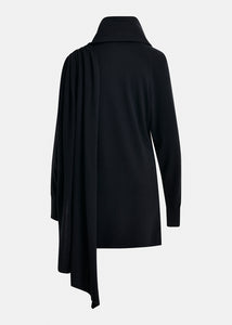Illow knitted dress with scarf